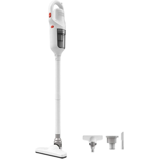 Aspirateur au format balai alliant la collecte sans sac et une separation cyclonique